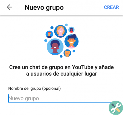 How to create a group chat on YouTube