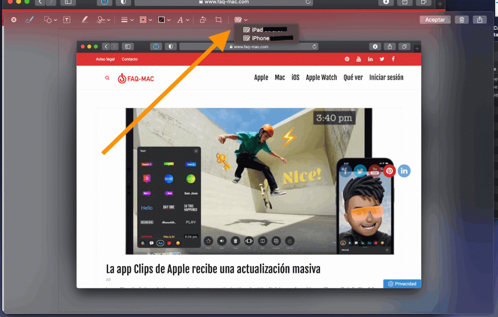 Annotate on your Mac screenshots with Apple Pencil