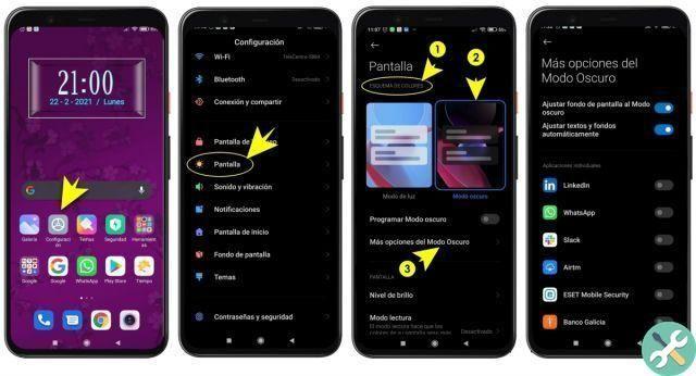 How to activate dark mode on Google App