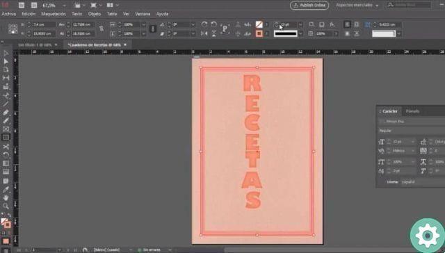 How to make a book cover with Adobe InDesign cc - Quick and easy