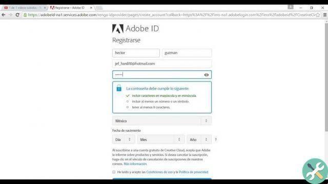 Como criar uma conta ou ID totalmente gratuita da Adobe? - Guia passo a passo