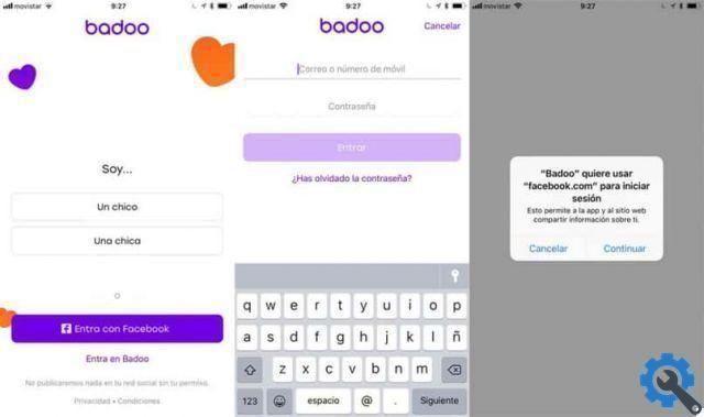 How to access Badoo for free with Facebook, email or phone