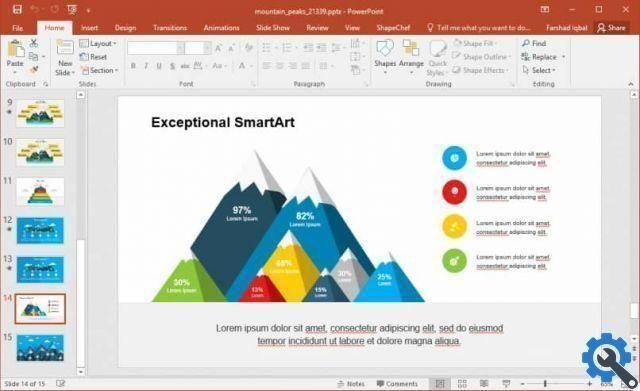 Como criar listas de vários níveis e converter texto em gráficos SmartArt no Microsoft PowerPoint