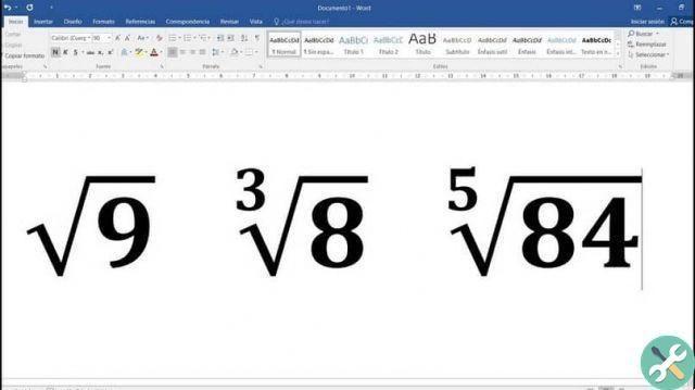 How to put or draw square or cube root in Word - Roots or radicals in Word