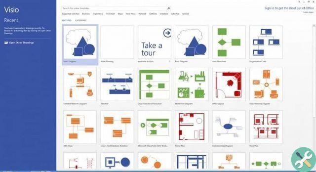 How to easily create or create an organization chart in Visio?