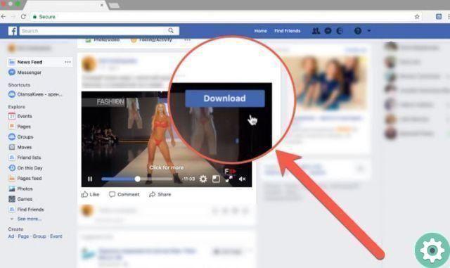 How to save a facebook video to my computer