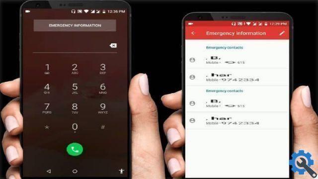 How do I add emergency information to my Android device?
