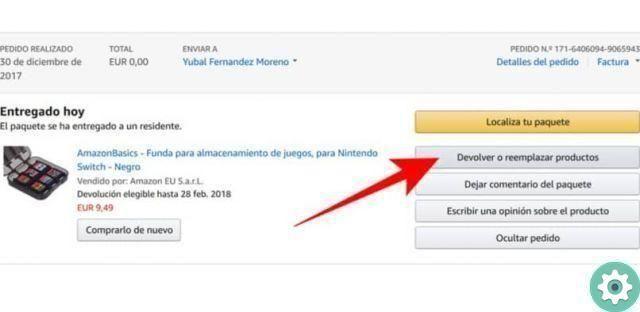 How to return a product purchased on Amazon? - Step by step