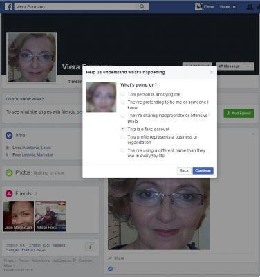 Como denunciar um perfil falso no Facebook
