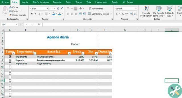 How to Create a Daily Planner in Microsoft Excel - Step by Step