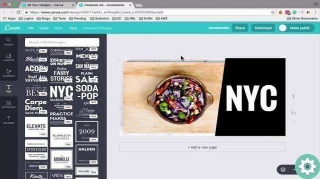 How to use and create a free banner ad in Canva to post on Twitter