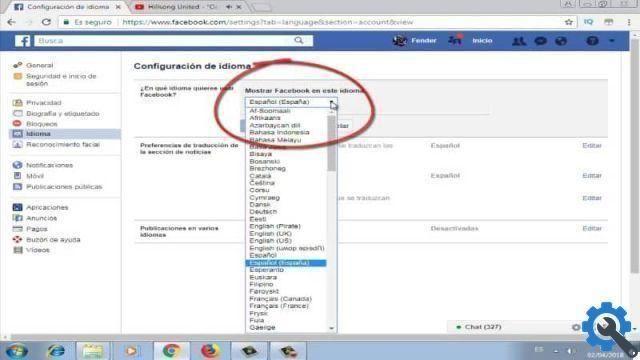 How to change Facebook Messenger language from English to Spanish? - Very easy