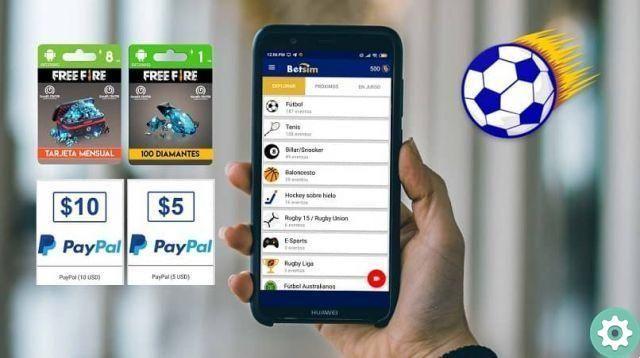 How to earn money for PayPal without investment fast with the Betsim application from Android