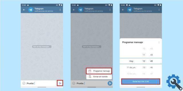 How to schedule messages in Telegram to send them later