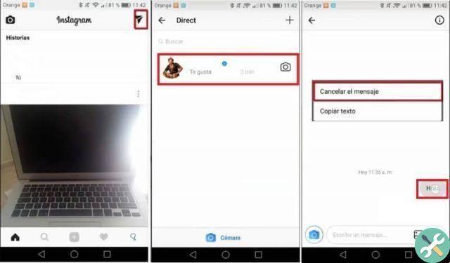 How to delete or delete conversations sent via direct message on Instagram