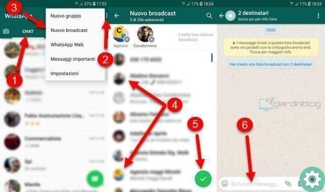How to send a WhatsApp message to multiple people on Android