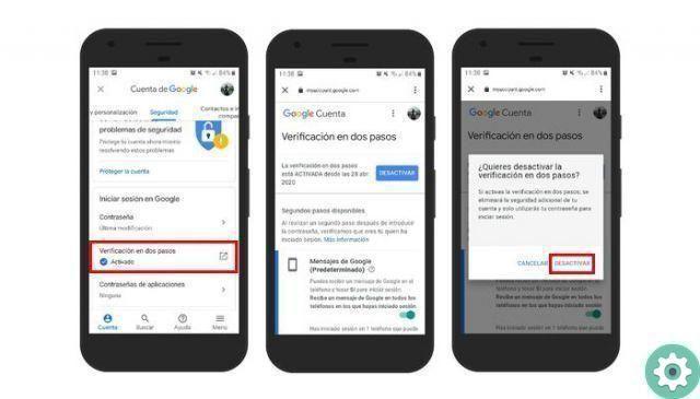 Google: How to turn off XNUMX-Step Verification in your account
