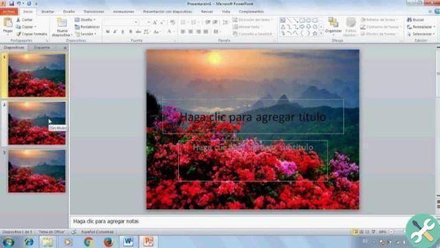 How to put a background image on a slide in PowerPoint
