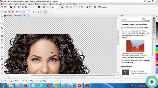 How to crop objects using the Mask tool in Corel Photo Paint