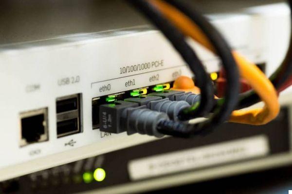 What is an SFP uplink port and what is it for?