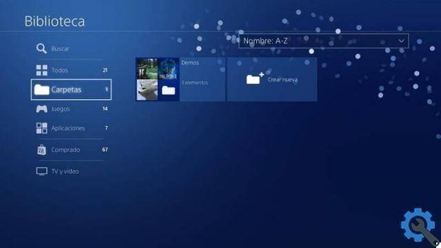 How to organize games on PlayStation 4 - PS4 into folders step by step