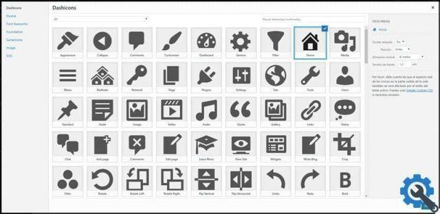 Como adicionar ícones a um menu de página no WordPress com o plug-in Ícones de Menu