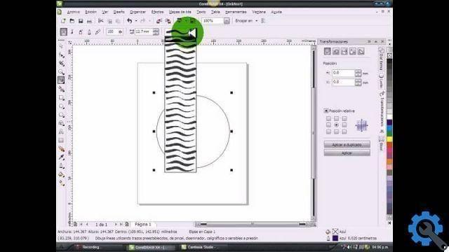 Adding artistic media to objects using Corel DRAW tools