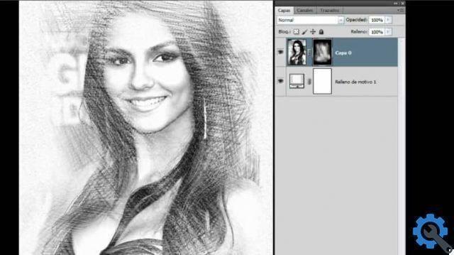 How to create the pencil drawing effect of a photo in Photoshop
