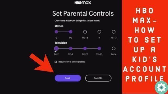 How to activate Parental Control Kids on HBO Easy