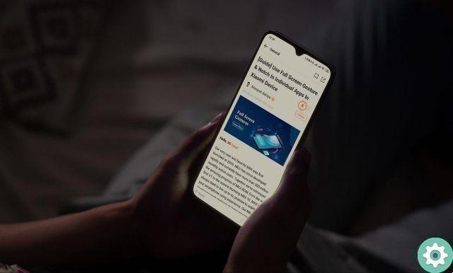 Como ativar o modo de leitura em Xiaomi para reduzir a luz azul