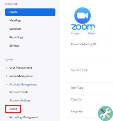 Como diminuir sua assinatura Zoom Pro ou Business