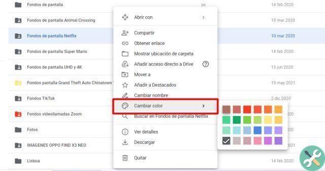 Como usar cores para organizar suas pastas do Google Drive
