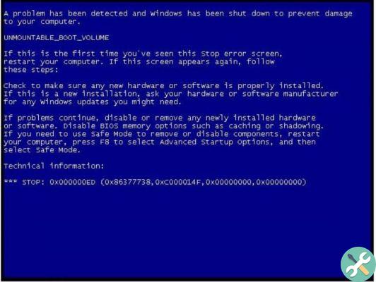 Comment corriger l'erreur d'écran bleu DETACHABLE BOOT VOLUME dans Windows