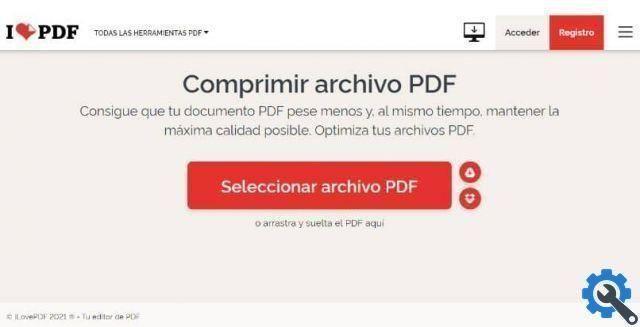 Como compactar ou minimizar o tamanho de um arquivo PDF gratuitamente