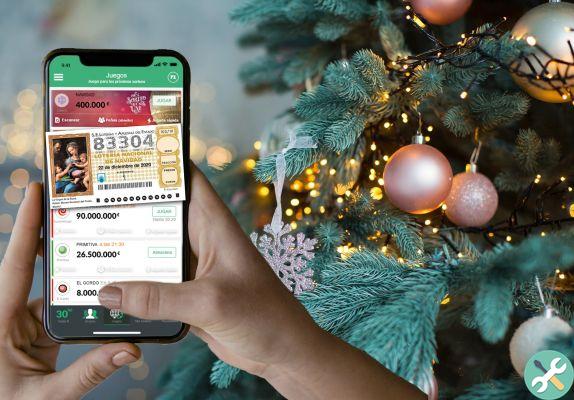 How to check the result of the Christmas lottery from your mobile
