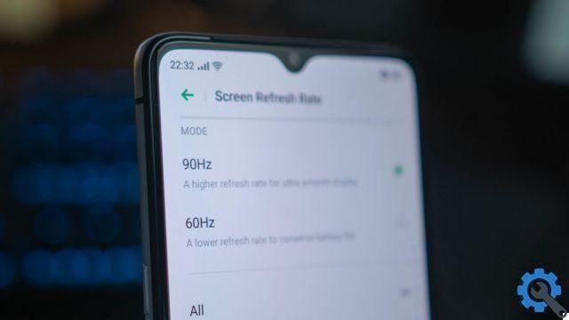 How to know the update rate of the mobile screen in real time