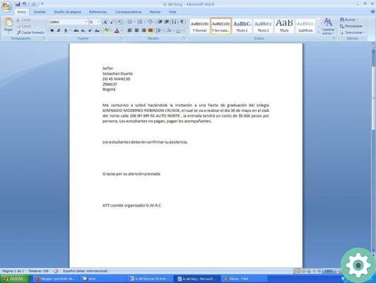 How to easily merge correspondence in a Word document