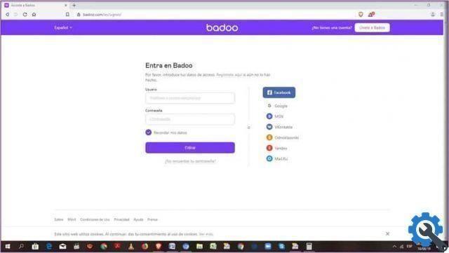Como fazer login e entrar na minha conta do Badoo com meu e-mail, telefone ou Facebook