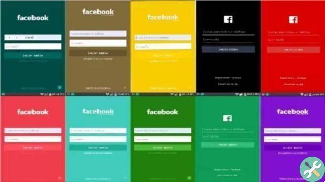 How to put and customize my Facebook colors on my Android phone