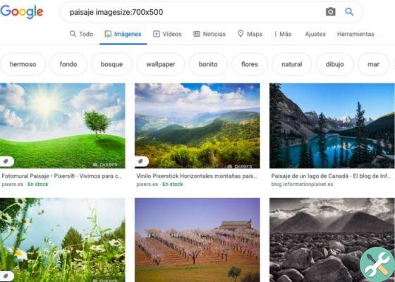 How to find concrete images in Google