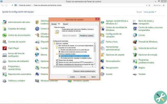 How to bring up or show hidden files on my Windows 7/8/10 PC