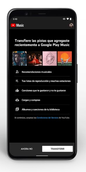 Transférez votre musique de Google Play Musique vers YouTube Music