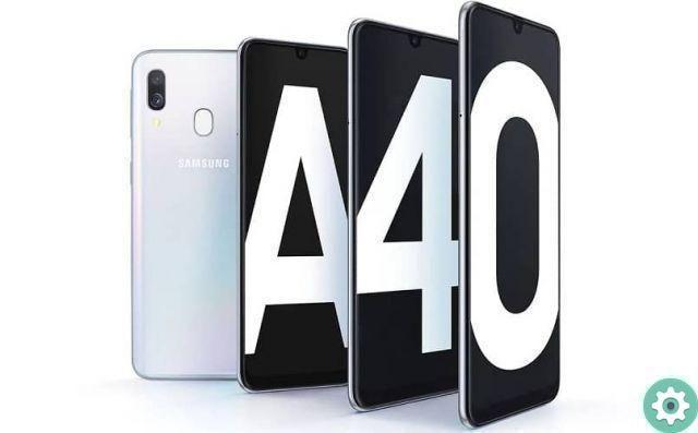 How to set or change the message tone on a Samsung Galaxy A30, A40 or A50