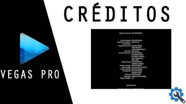 How to add or insert credits to a video in Sony Vegas Pro 15
