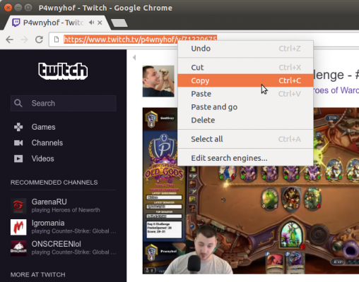 How to download streams from Twitch