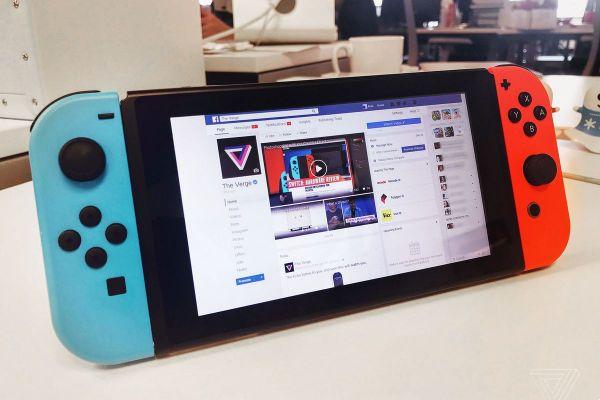 How to access Facebook on Nintendo Switch Oled