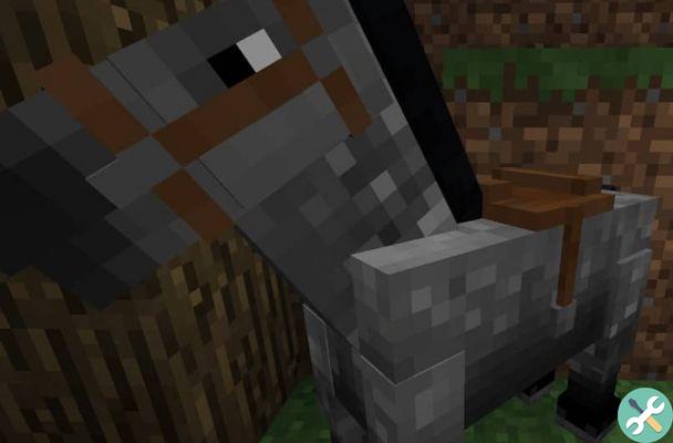 How to easily create or create a saddle or mount in Minecraft