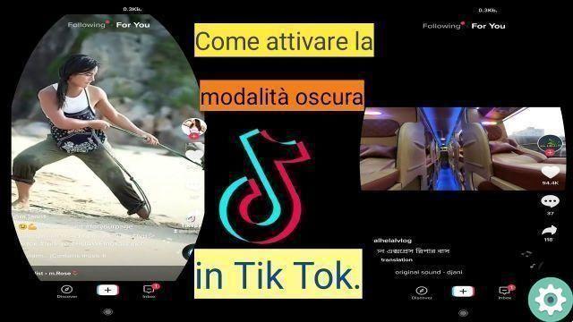 How to activate dark mode on TikTok