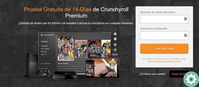 Como obter o Crunchyroll Premium gratuitamente